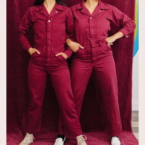 BIG BUD PRESS XL EVERYDAY JUMPSUIT Burgandy / Maroon